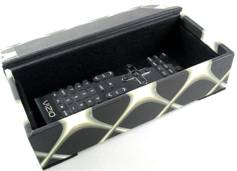 metal remote control box|decorative box for remote controls.